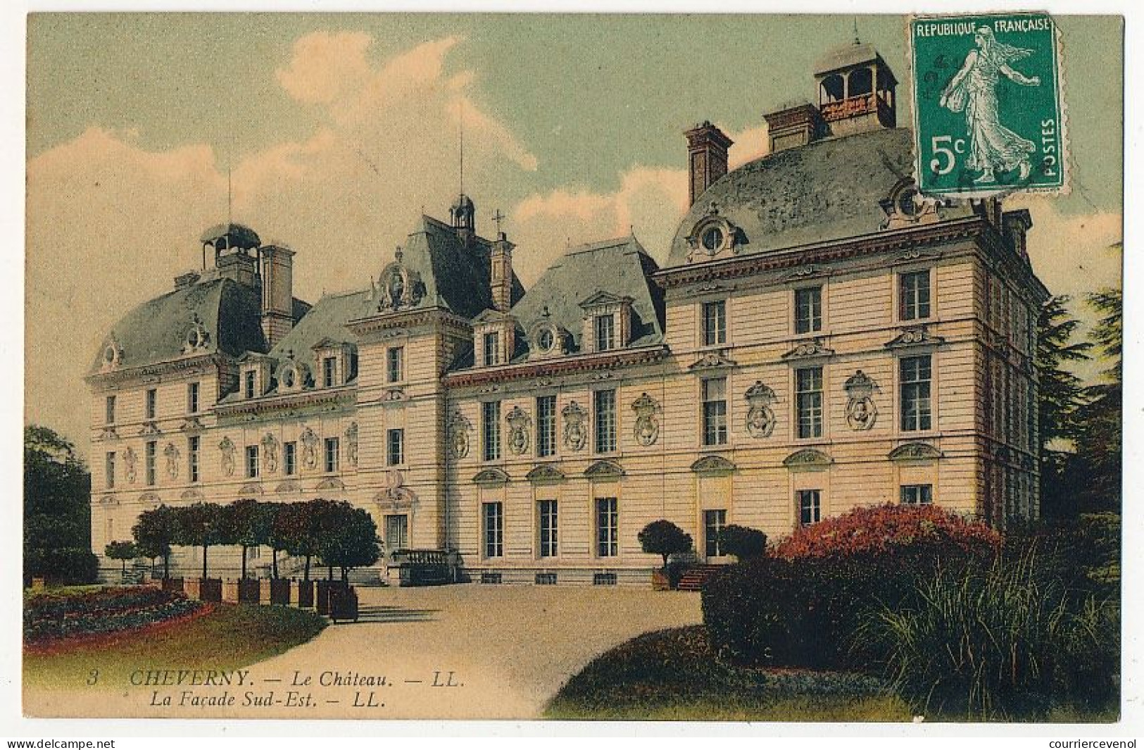 12 CPA - CHEVERNY (Loir Et Cher) - Le Chateau / Lot De 12 Cartes Toutes Différentes (dont 1 Carte Dos Blanc Non Imprimé) - Cheverny