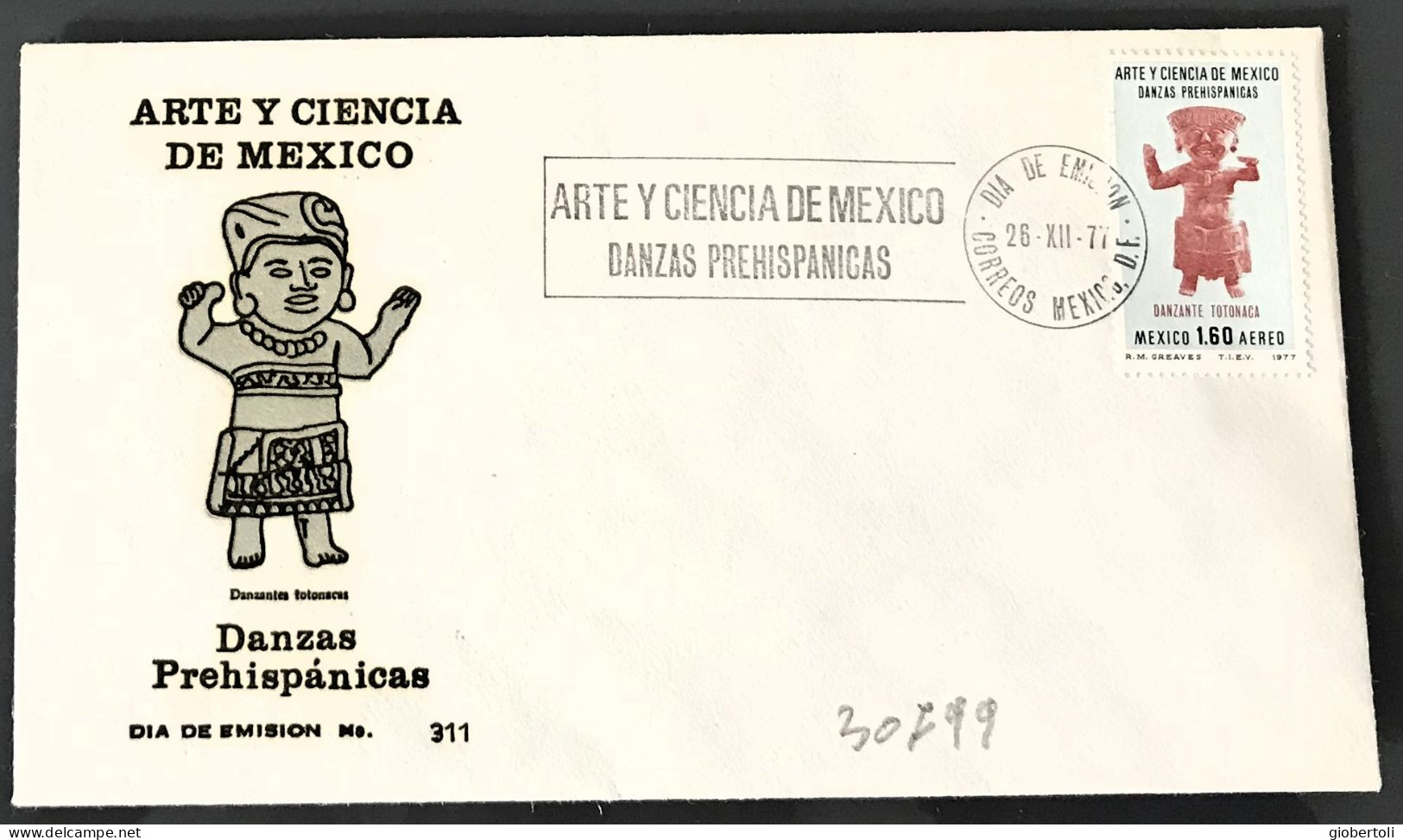 Messico/Mexico/Mexique: FDC, Archeologia Azteca, Aztec Archeology, Archéologie Aztèque - Archéologie