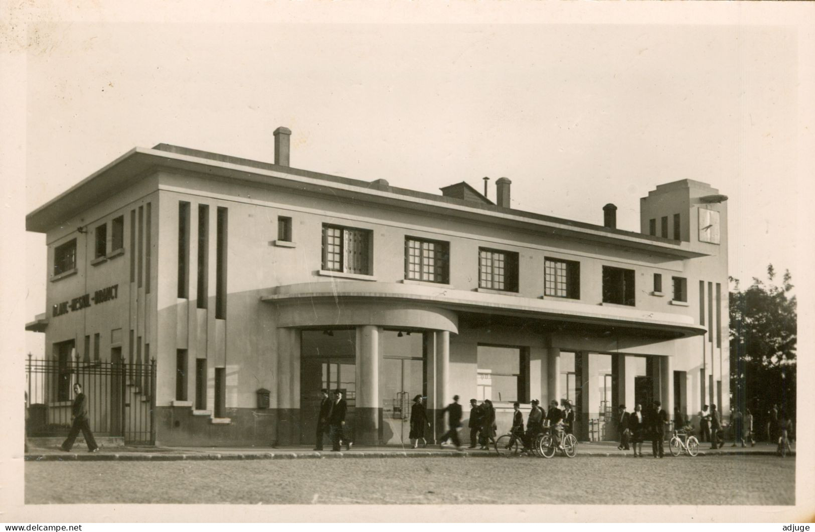 CPSM- 93- LE BLANC MESNIL- DRANCY - La GARE - Ann.50_ Ed. J. Godnell _ 2 Scanns - Le Blanc-Mesnil