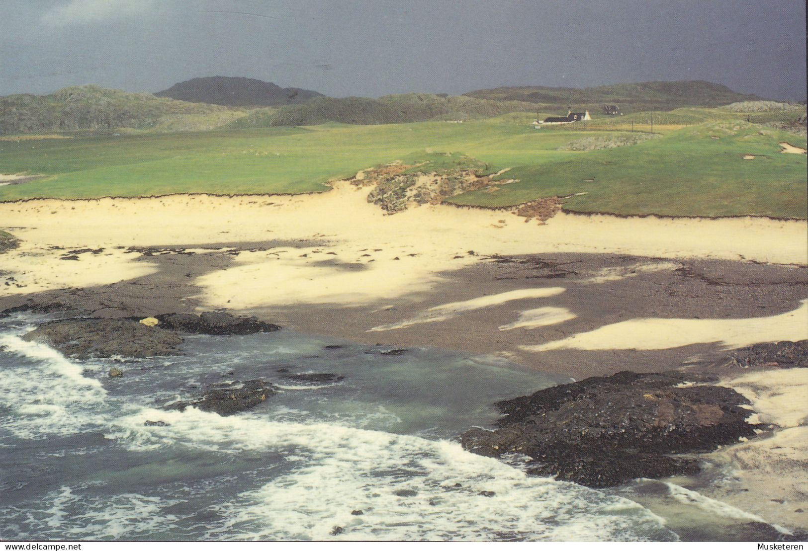 United Kingdom PPC Scotland The Machair The Common Grazing Ground, Iona. GLASGOW 1992 QEII. Regional Issue (2 Scans) - Argyllshire