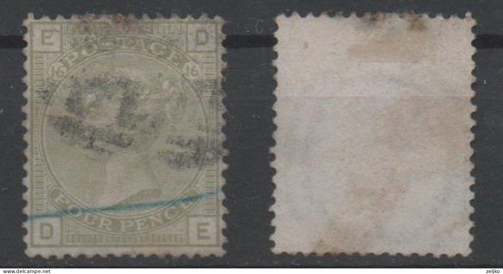 UK, GB, Great Britain, Used, 1877, Michel 48 - Used Stamps