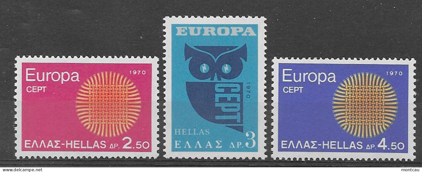 Grecia 1970.  Europa Mi 1040-42  (**) - 1970