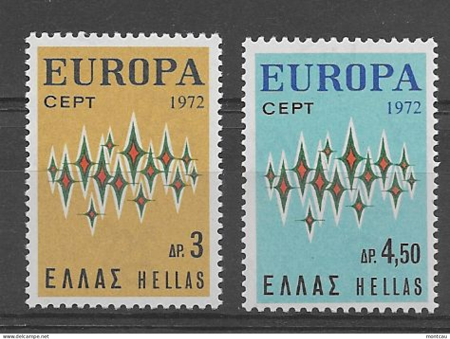 Grecia 1972.  Europa Mi 1106-07  (**) - 1972