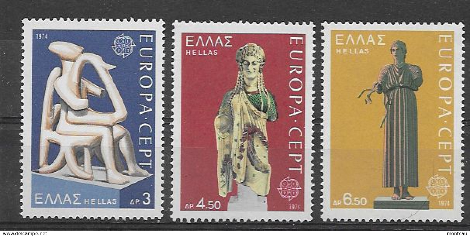 Grecia 1974.  Europa Mi 1166-68  (**) - 1974