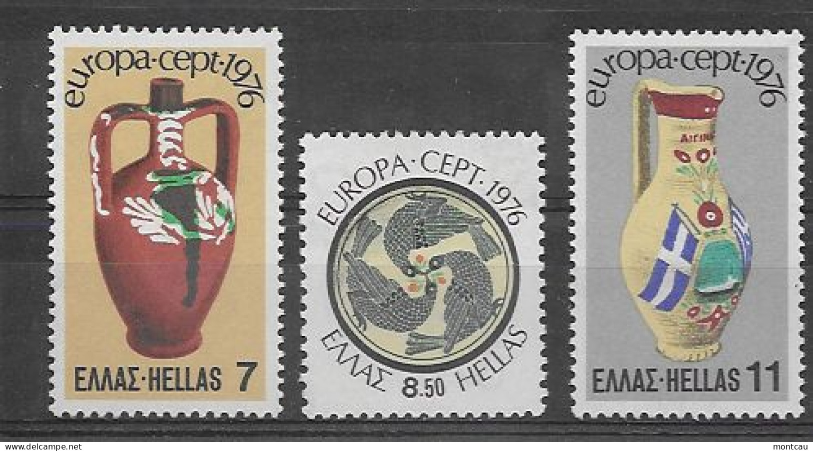 Grecia 1976.  Europa Mi 1232-34  (**) - 1976