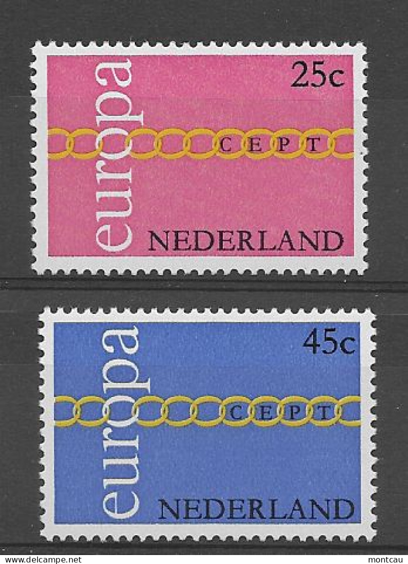 Nederland 1971.  Europa Mi 963-64  (**) - 1971