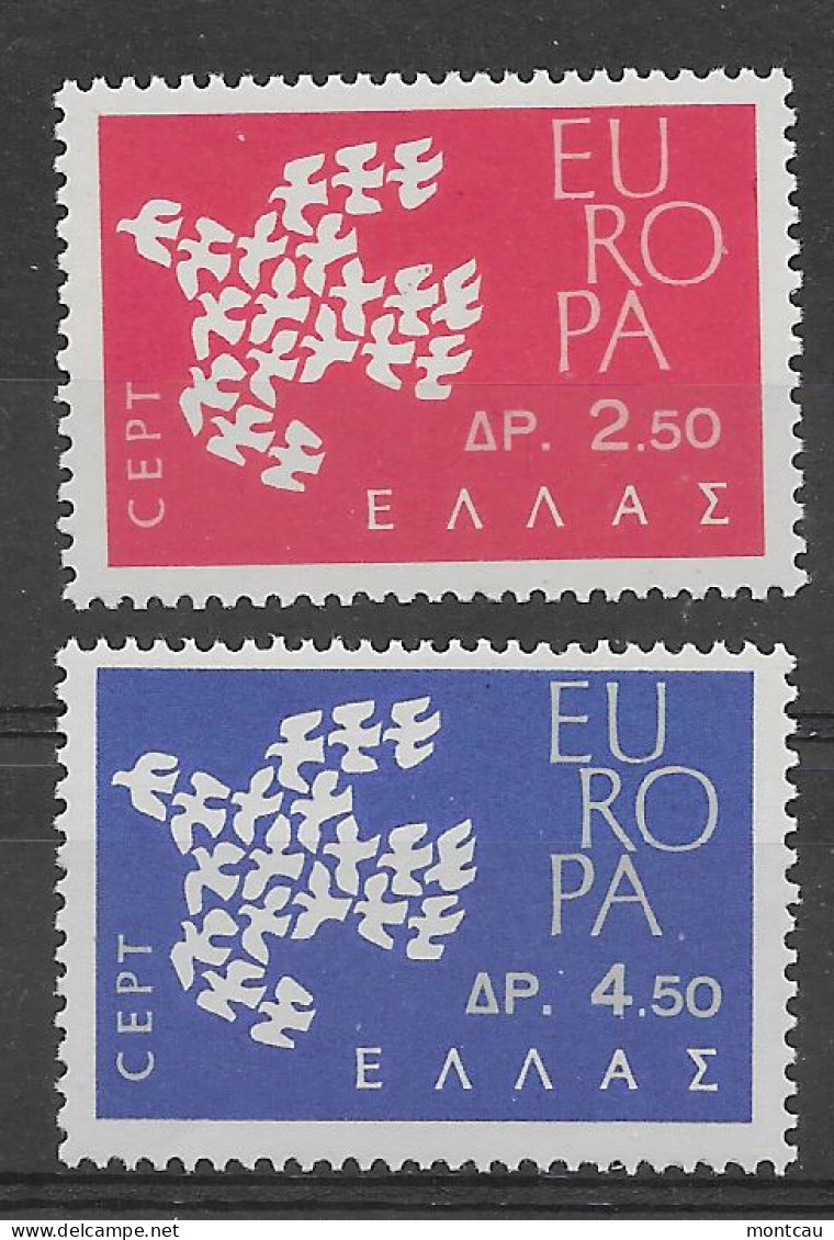 Grecia 1961.  Europa Mi 775-76  (**) - 1961