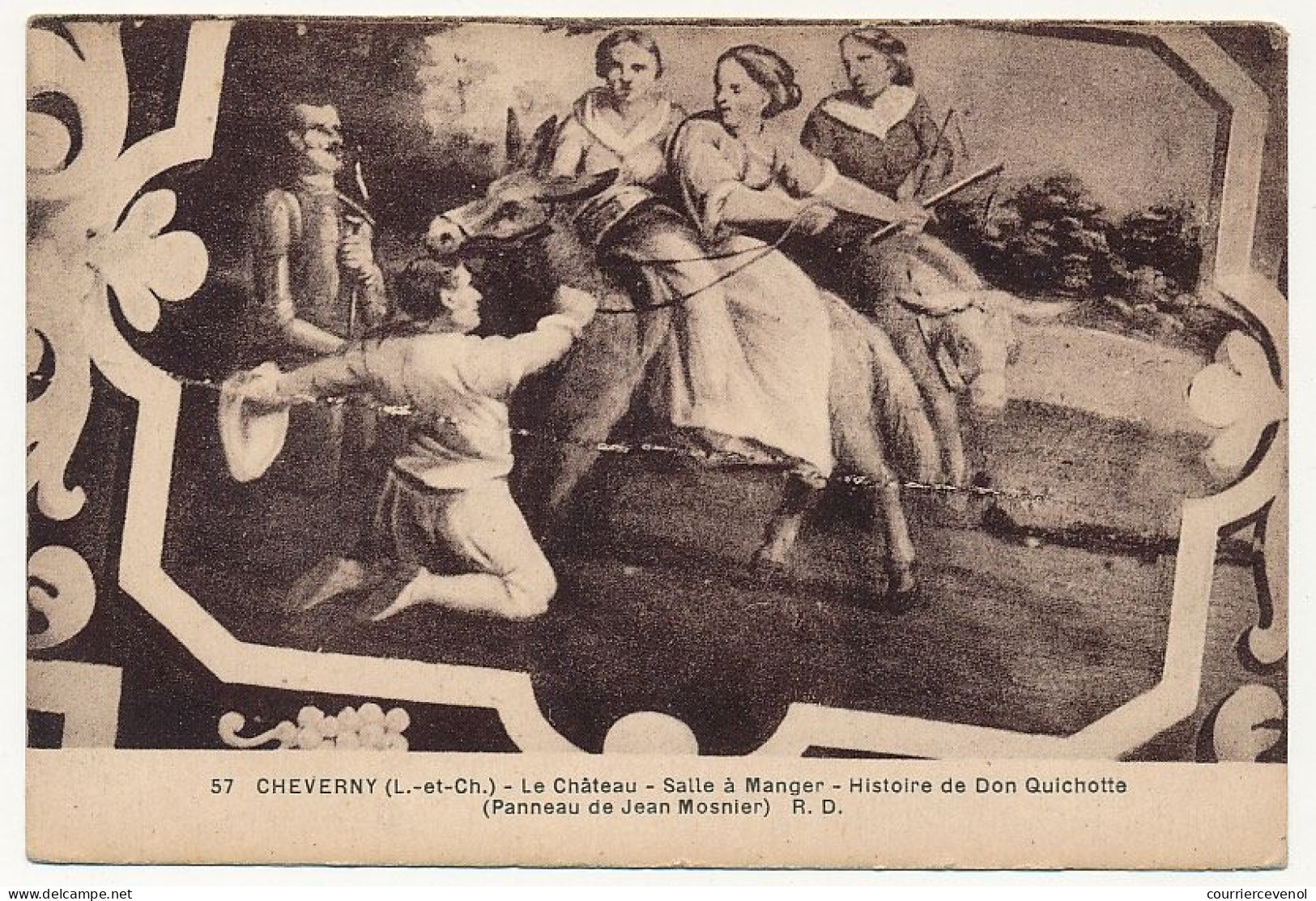 12 CPA - CHEVERNY (Loir et Cher) - Tableaux, Fresques, Tapisseries du Château de Cheverny