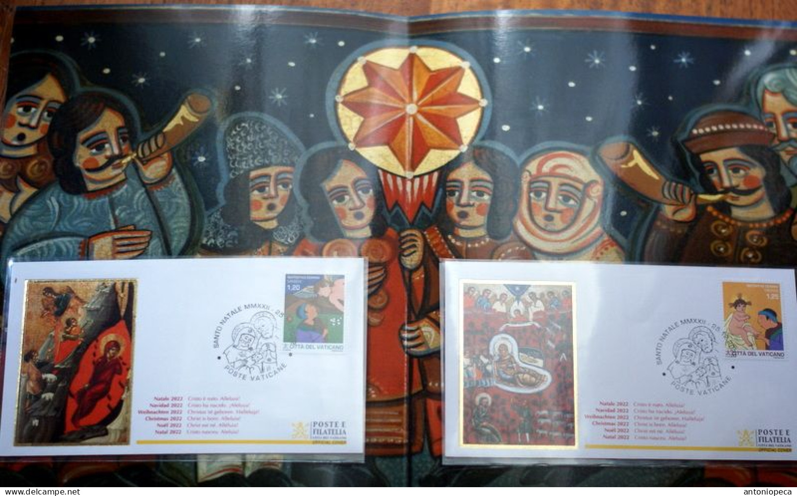 VATICAN-UCRAINA, PACE, PEACE, PAIX, FOLDER SPECIALE NATALE 2022, X AIUTI RIFUGIATI UCRAINI - Unused Stamps