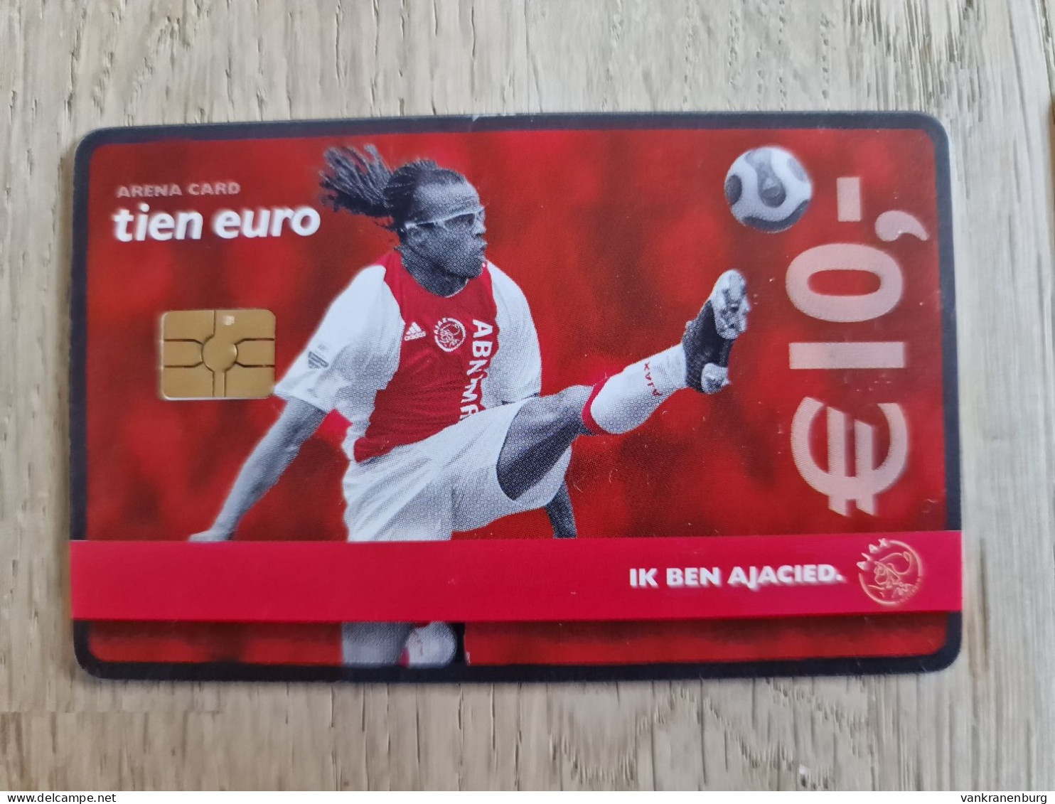 Stadion Card 10 Euro - Edgar Davids - 2008 - Ajax Amsterdam ArenA Card - The Netherlands - Tarjeta Carta Ajax Goal Alert - Autres & Non Classés