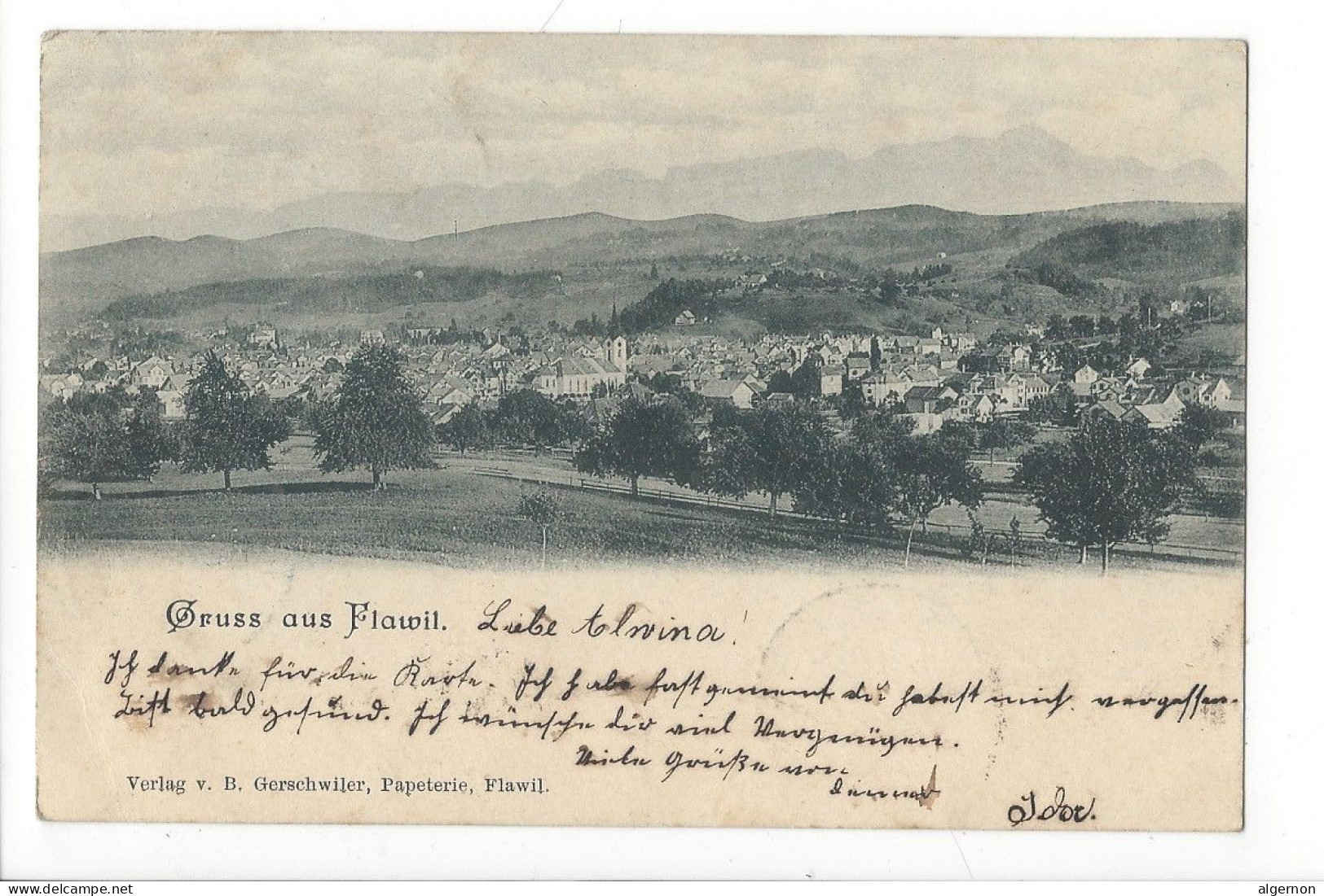 31480 -  Gruss Aus Flawil 1903 - Flawil