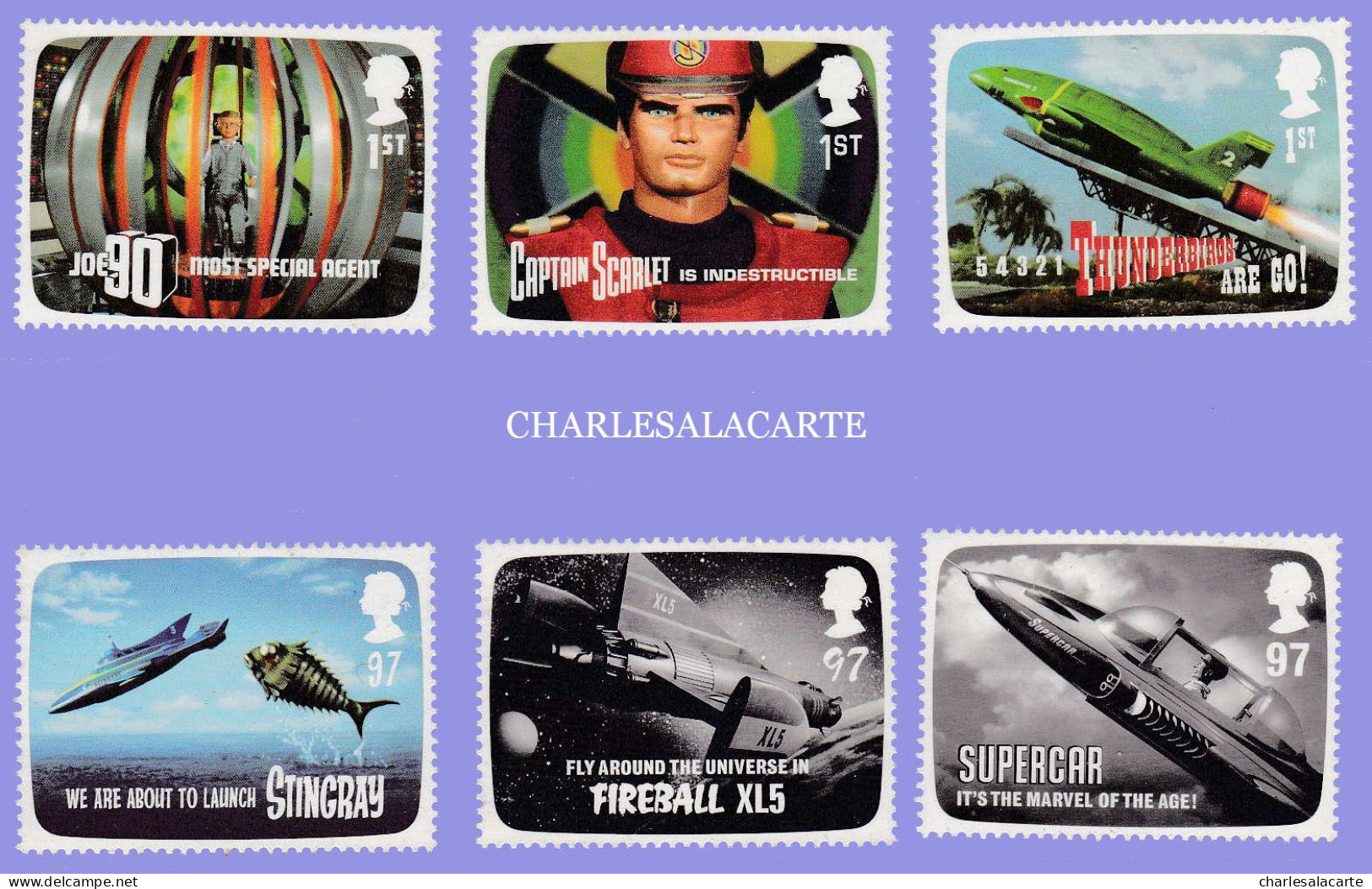 GREAT BRITAIN 2011  THUNDERBIRDS TELEVISION SERIES  U.M. S.G. 3136-3141  N.S.C. - Unused Stamps