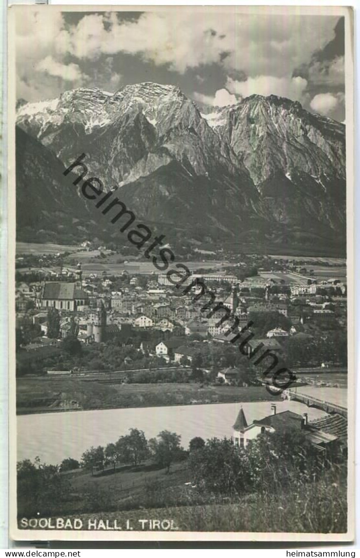 Hall In Tirol - Foto-Ansichtskarte - Verlag A. Riepenhausen Hall 1934 - Hall In Tirol