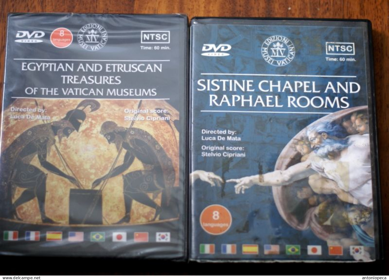 VATICAN TWO DVD SISTINE CHAPEL (USED) AND VATICAN MUSEUM (NEW) - Histoire