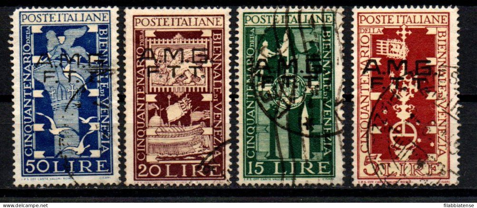 1949 - Trieste A  35/38 Biennale Di Venezia    ------- - Postage Due