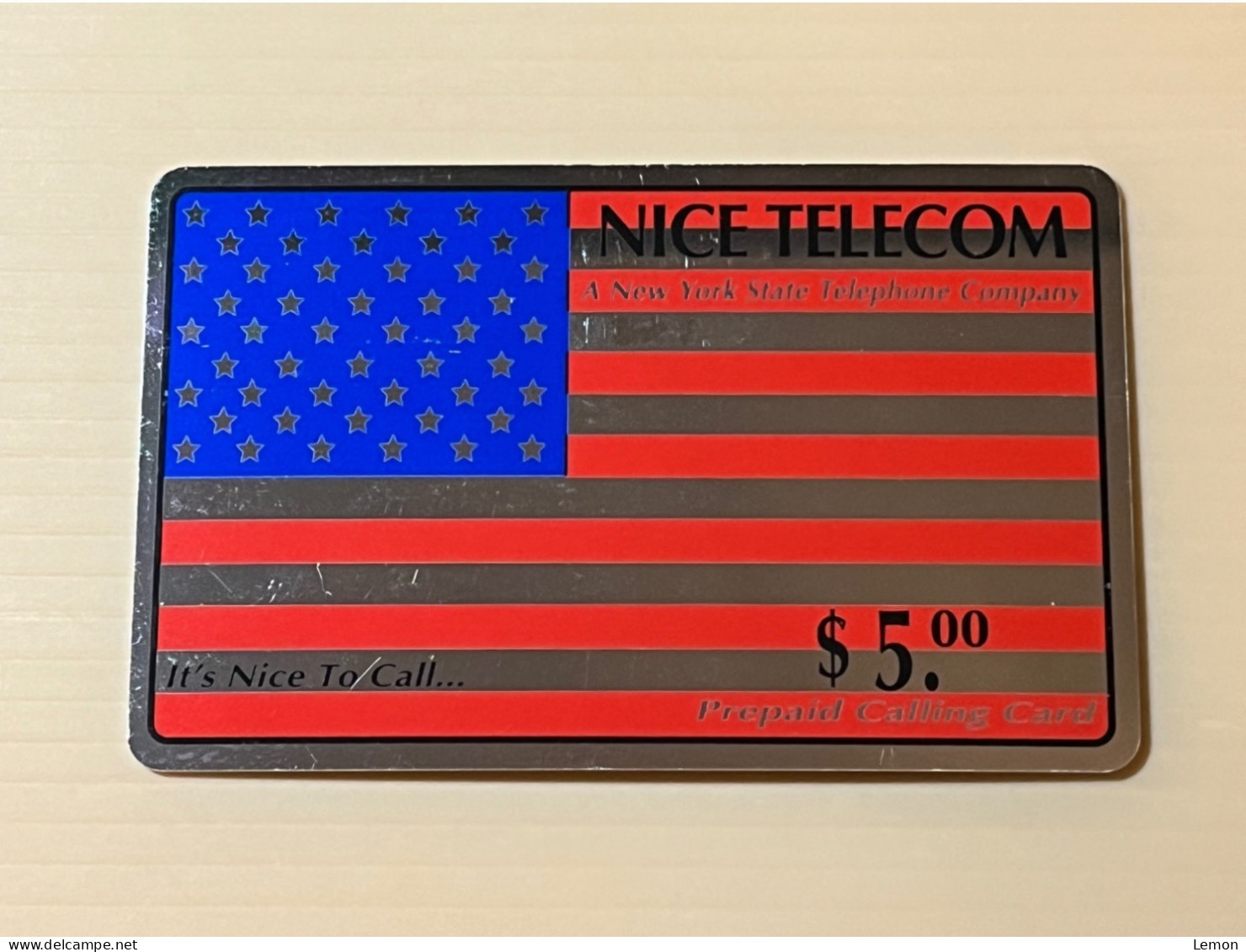 Mint USA UNITED STATES America Prepaid Telecard Phonecard, Nice Telecom America Flag, Set Of 1 Mint Card - Sammlungen