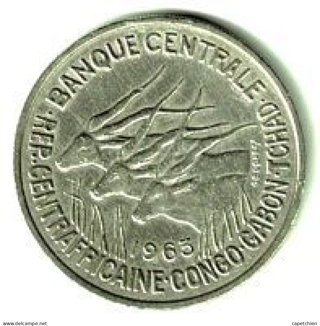 AFRIQUE EQUATORIALE / TCAD - GABON - CONGO / 1963 / 50 FRANCS - French Equatorial Africa