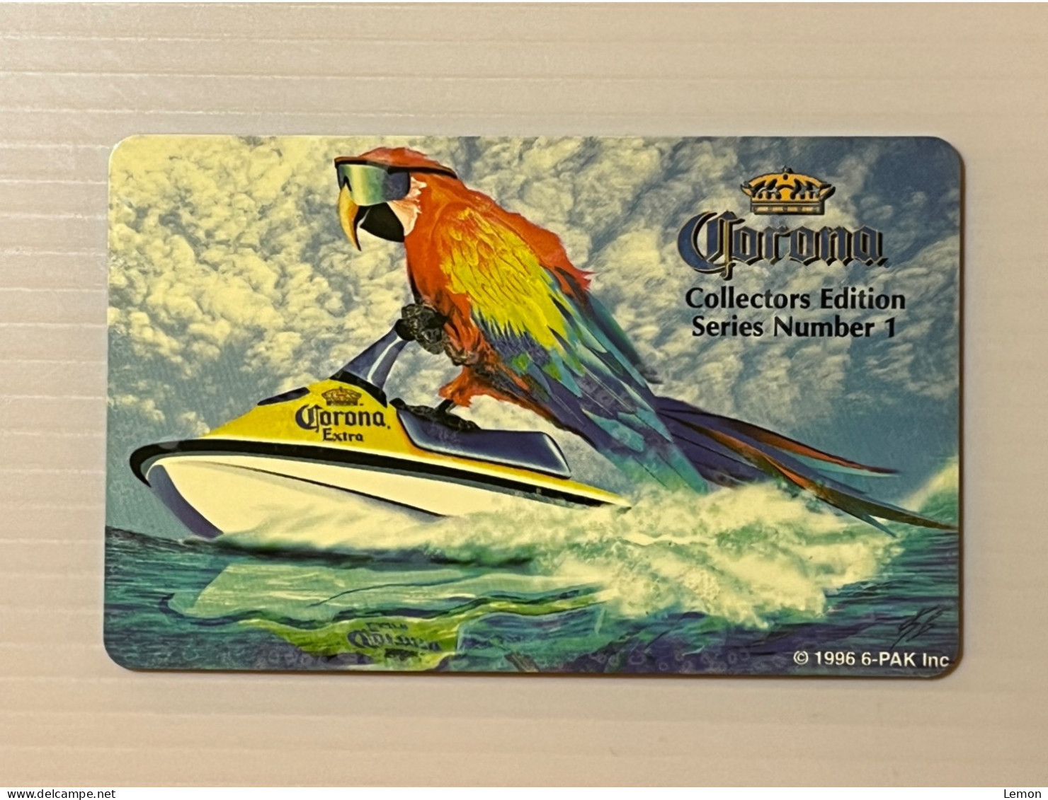 Mint USA UNITED STATES America Prepaid Telecard Phonecard, Corona Collectors Edition Parrot On Boat, Set Of 1 Mint Card - Collezioni