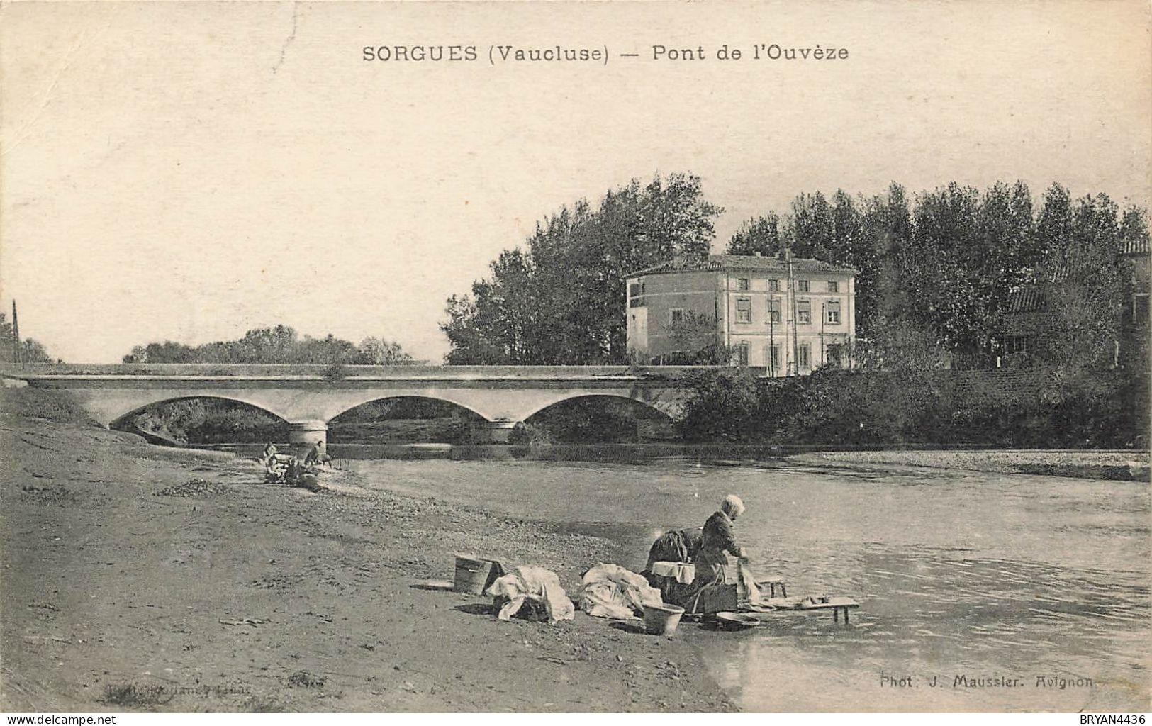 84 - SORGUES - LAVEUSES  - PONT De L' OUVEZE - Sorgues