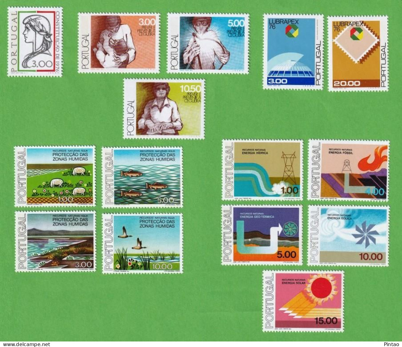 PTS13691- PORTUGAL 1976 Nº 1275_ 1317- MNH (ANO COMPLETO) - Annate Complete