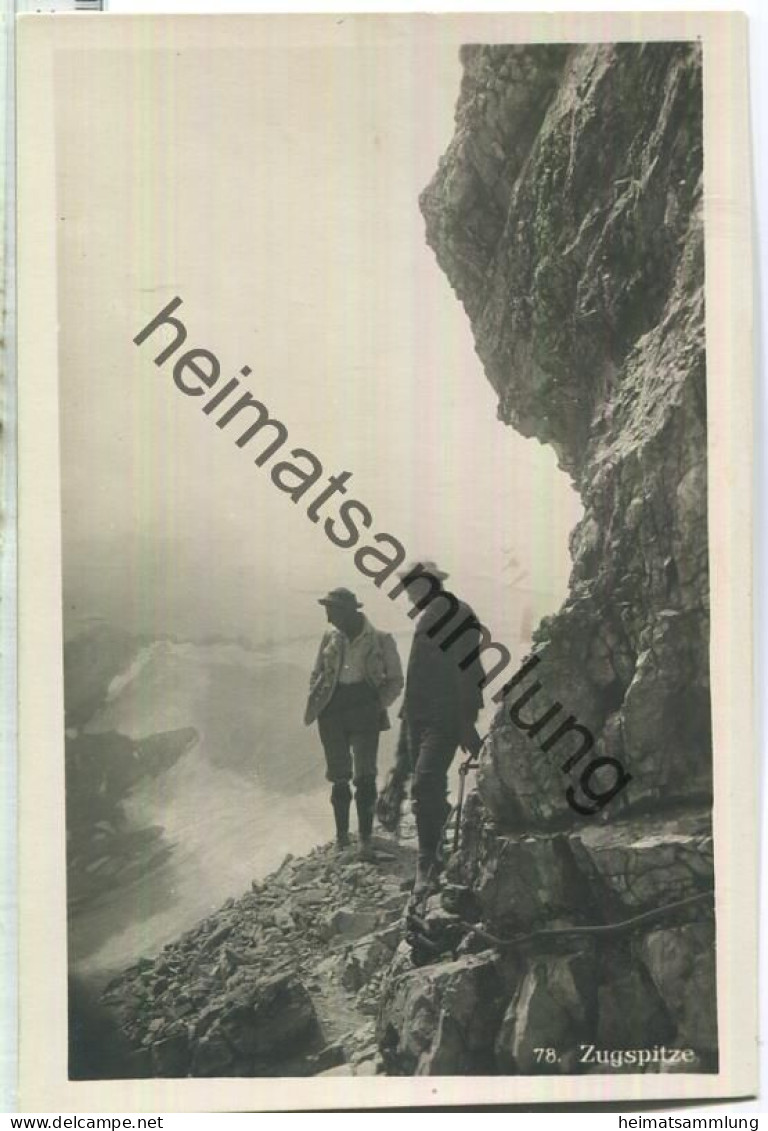 Zugspitze - Foto-Ansichtskarte - Verlag B. Johannes Partenkirchen-Garmisch - Zugspitze