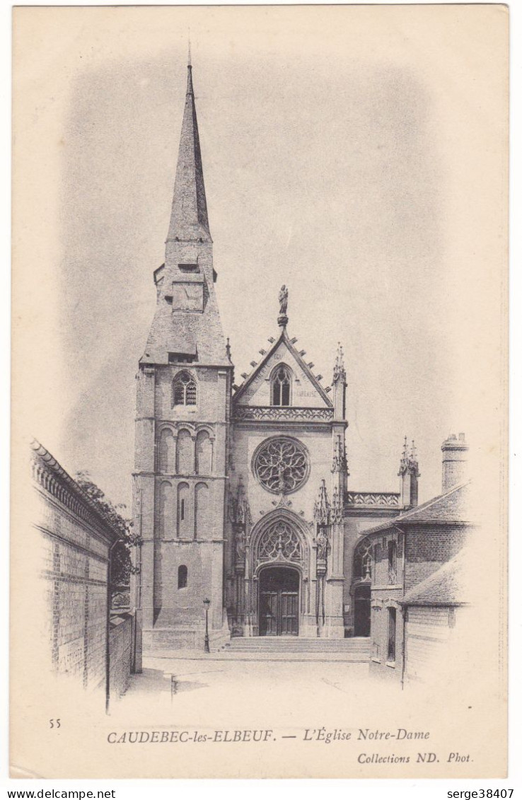 Caudebec Lès Elbeuf - 1904 - Eglise Notre Dame # 11-10/9 - Caudebec-lès-Elbeuf