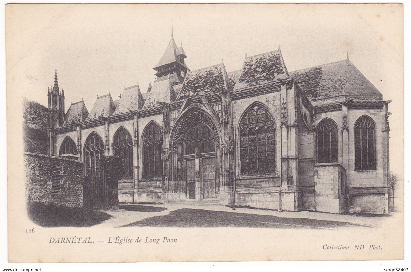 Darnétal - 1904 - Eglise De Long Paon # 11-10/9 - Darnétal