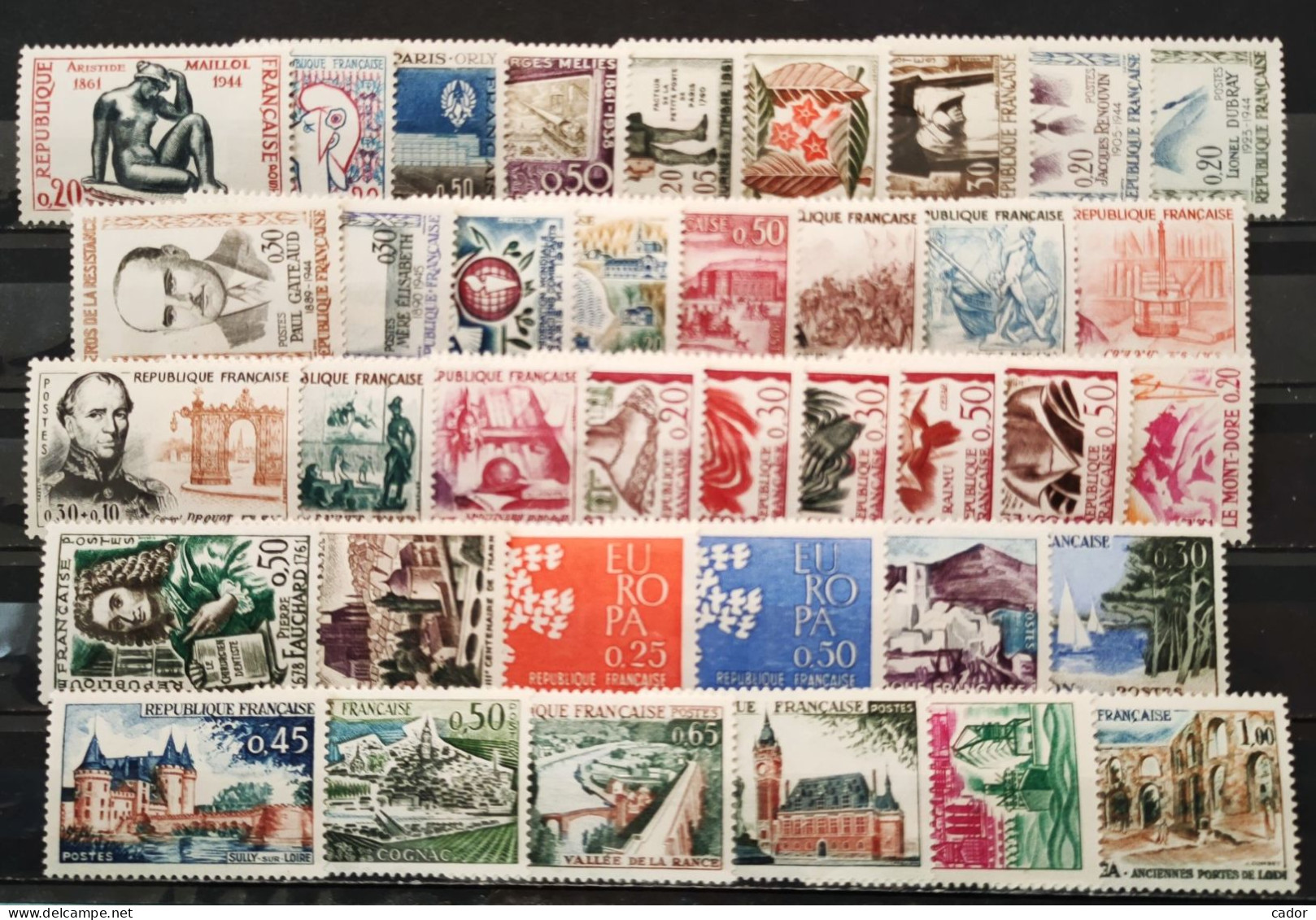 FRANCE -  1961 Année Complète Neuve ** (voir 2 Scan) - 1960-1969