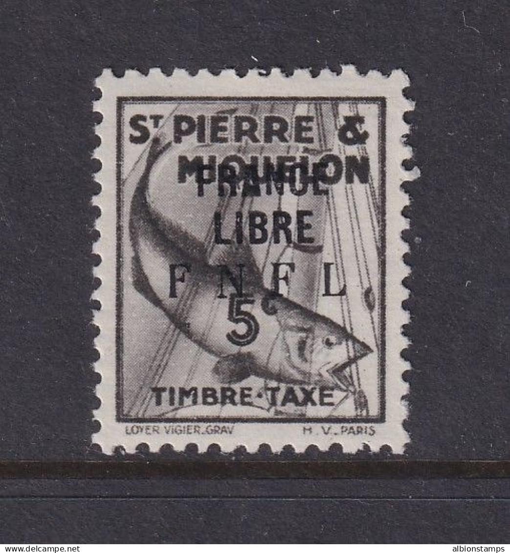 St. Pierre & Miquelon, Scott J58 (Yvert TT57), MLH - Timbres-taxe