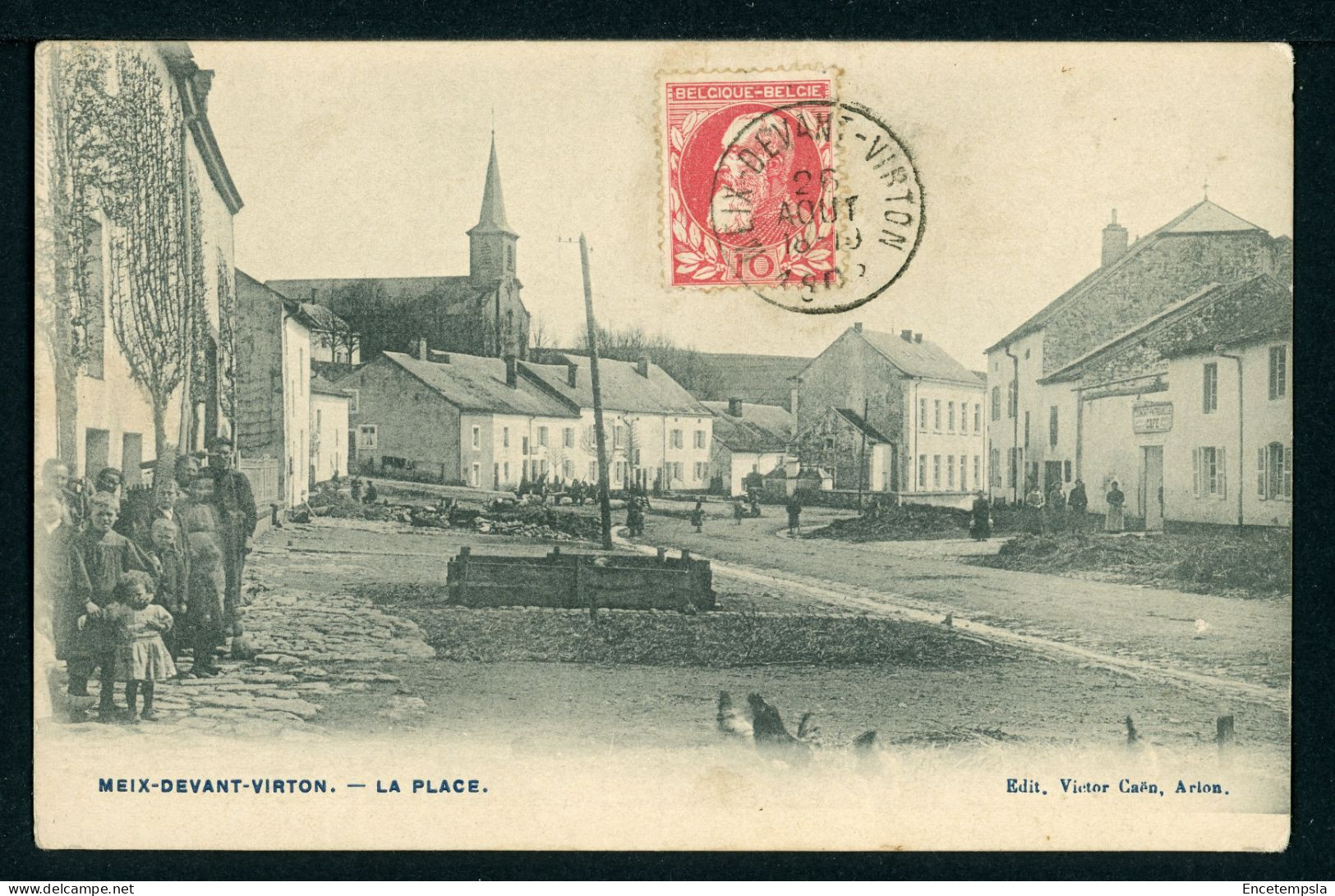 CPA - Carte Postale - Belgique - Meix Devant Virton - La Place (CP23600OK) - Meix-devant-Virton