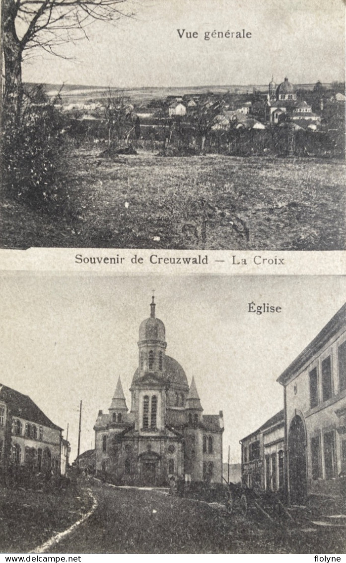 Creuzwald - Creutzwald - Souvenir Du Village - Vue Générale - La Croix - Creutzwald