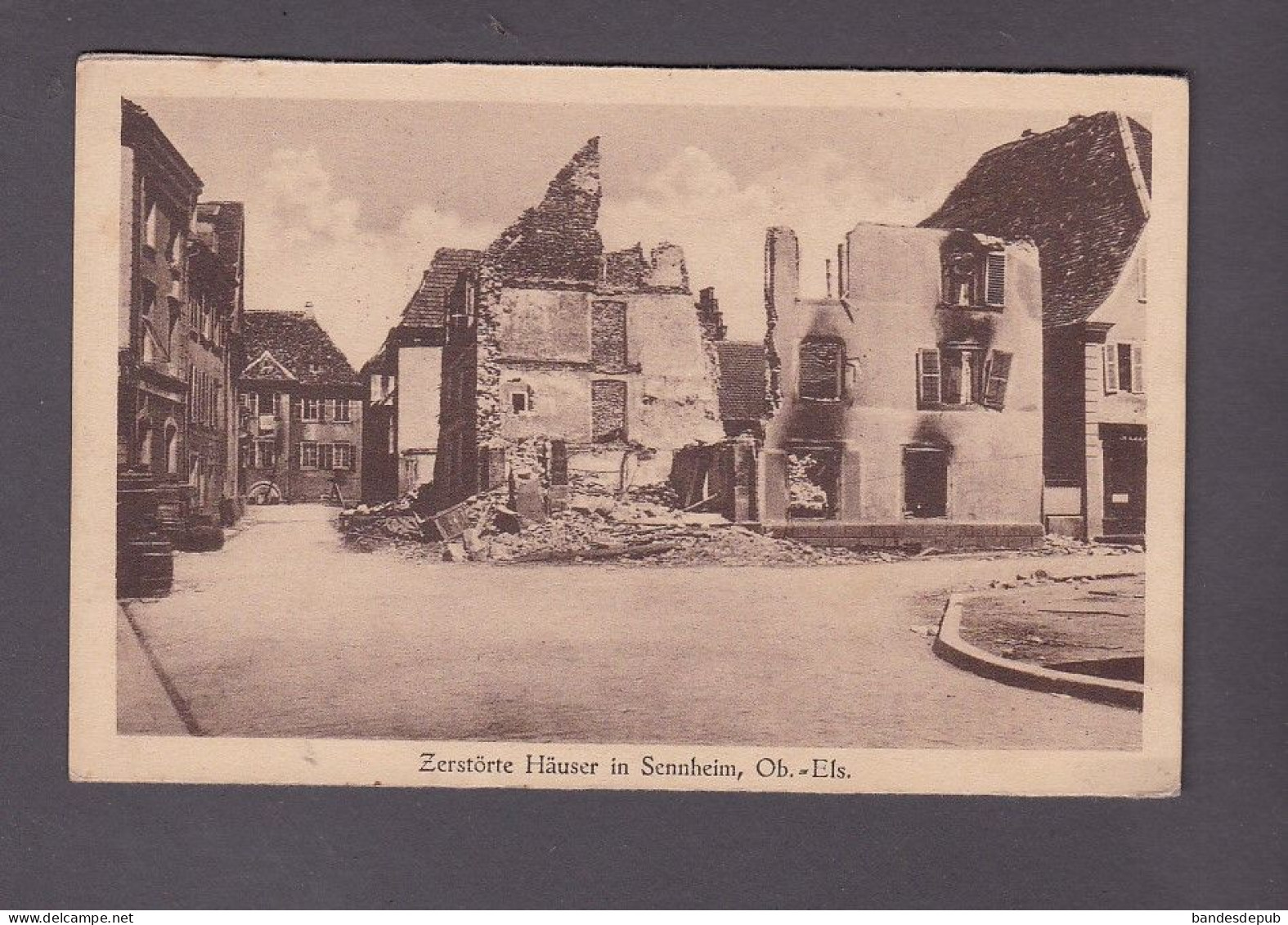 Cernay (68)  Zerstorte Hauser In Sennheim ( Guerre 14-18 57307) - Cernay