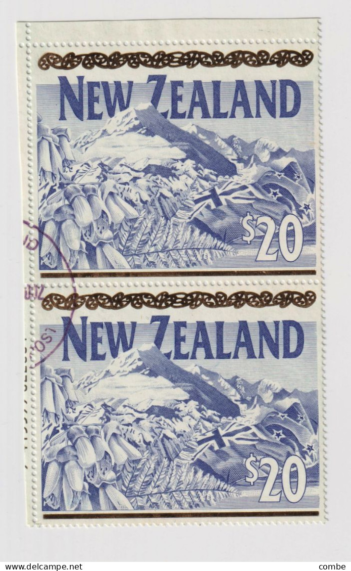 NEW ZEALAND. SG 1784. YT 1276. 20$ PAIRE. 1934 - Oblitérés