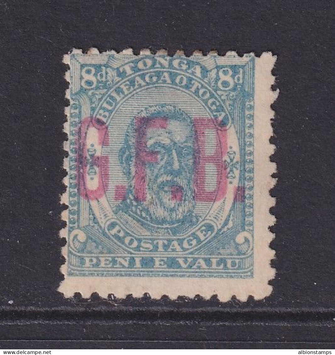 Tonga, Scott O4 (SG O4), MNG (no Gum), Signed E. Diena - Tonga (...-1970)