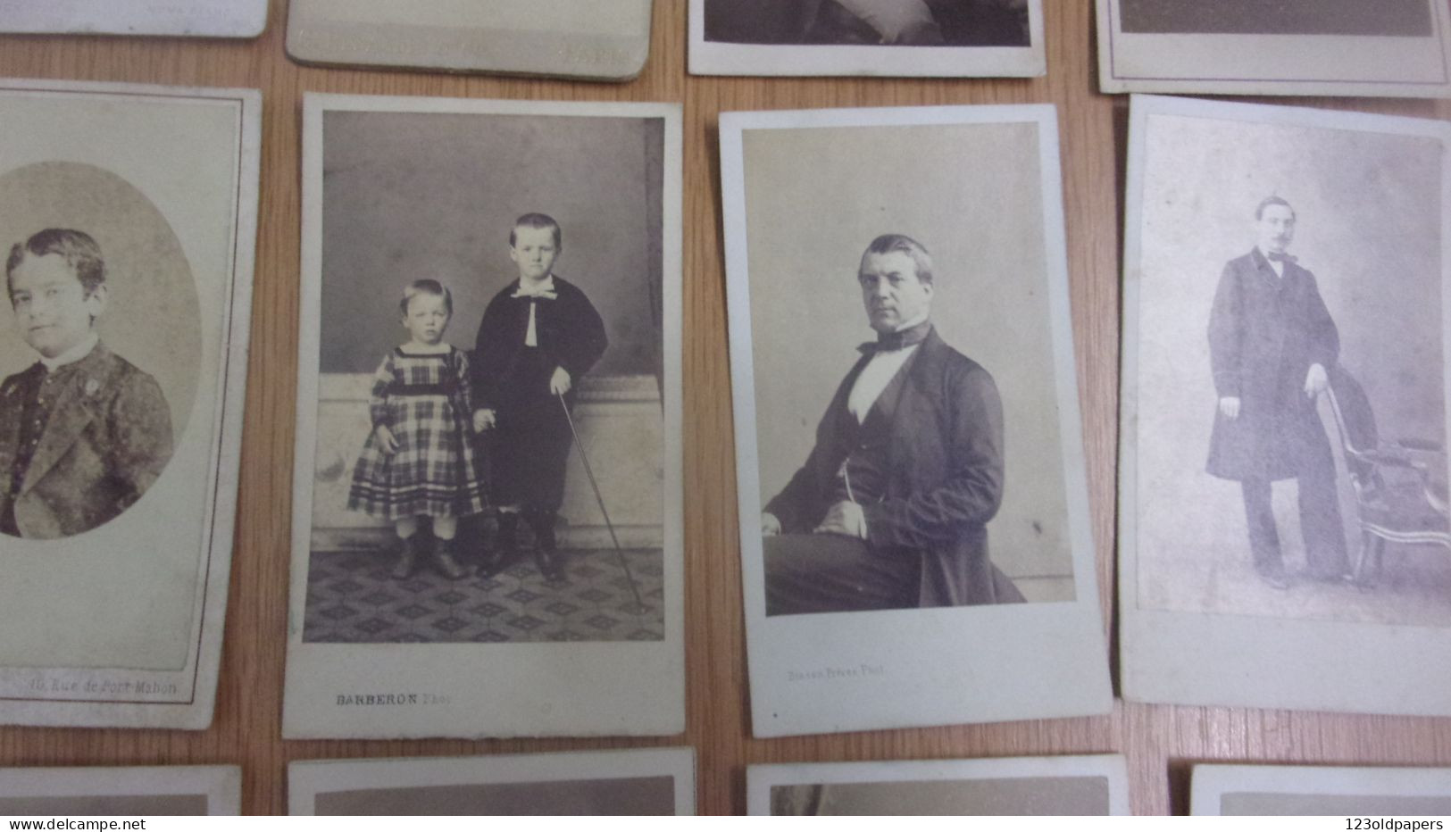 LOT DE 36 CDV  SECOND EMPIRE FEMME HOMME ENFANT PIERSON BISSON....