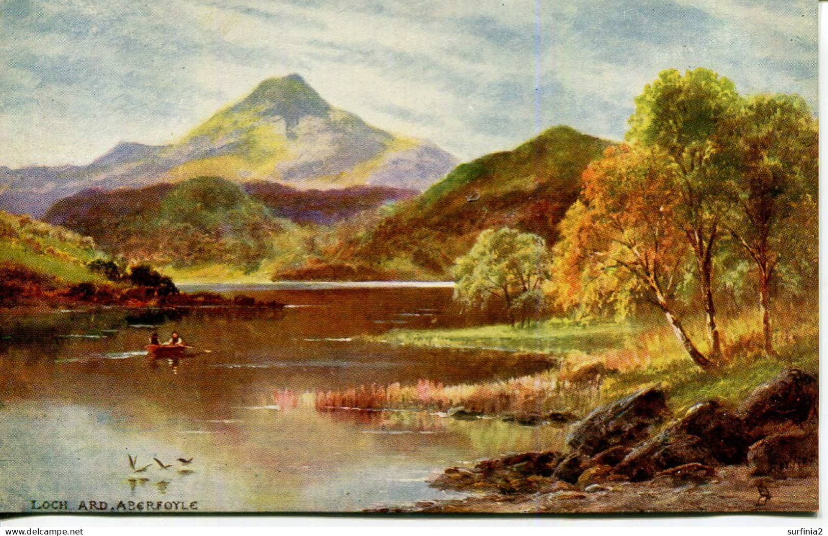 TUCKS OILETTE 6679 - THROUGH THE TROSSACHS - LOCH ARD, ABERFOYLE By HAYES - Perthshire