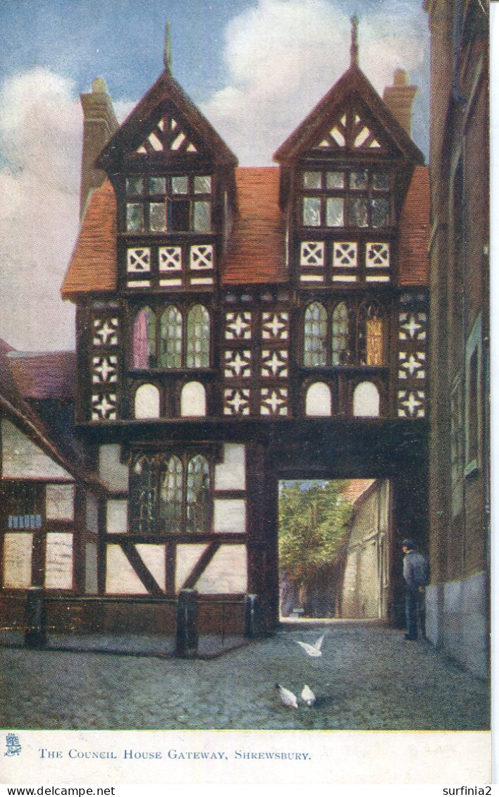 TUCKS OILETTE - 1441 - SHREWSBURY - THE COUNCIL HOUSE GATEWAY - Shropshire