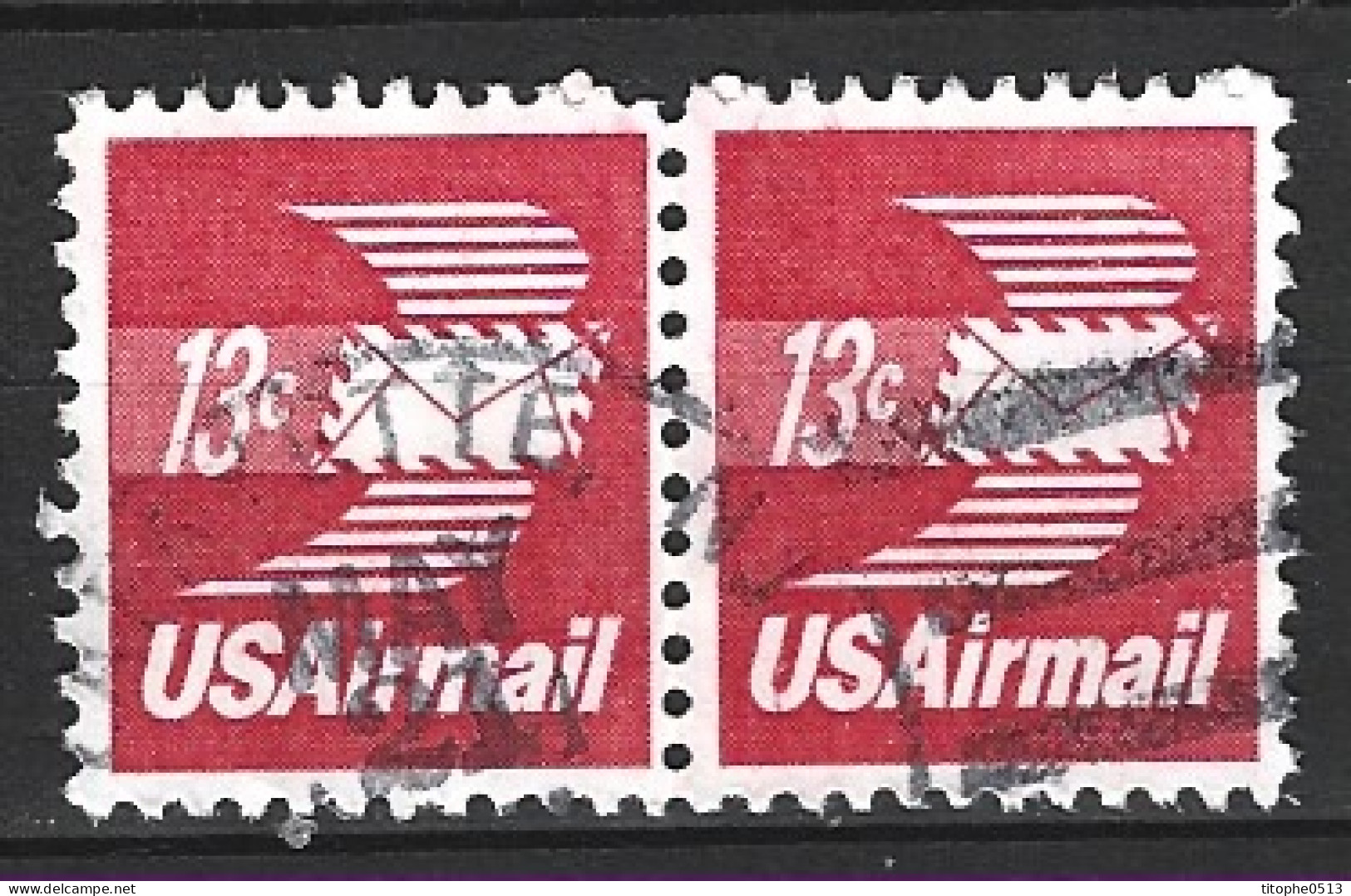 USA. PA 80 Oblitéré De 1973. Lettre Par Avion. - 3a. 1961-… Oblitérés