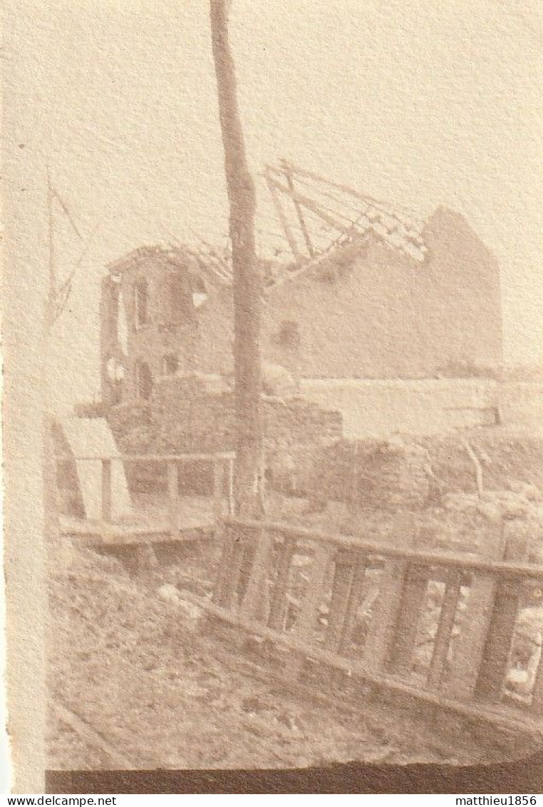 Photo 1914 OUDEKAPELLE (Diksmuide) - Les Ruines (A252, Ww1, Wk 1) - Diksmuide