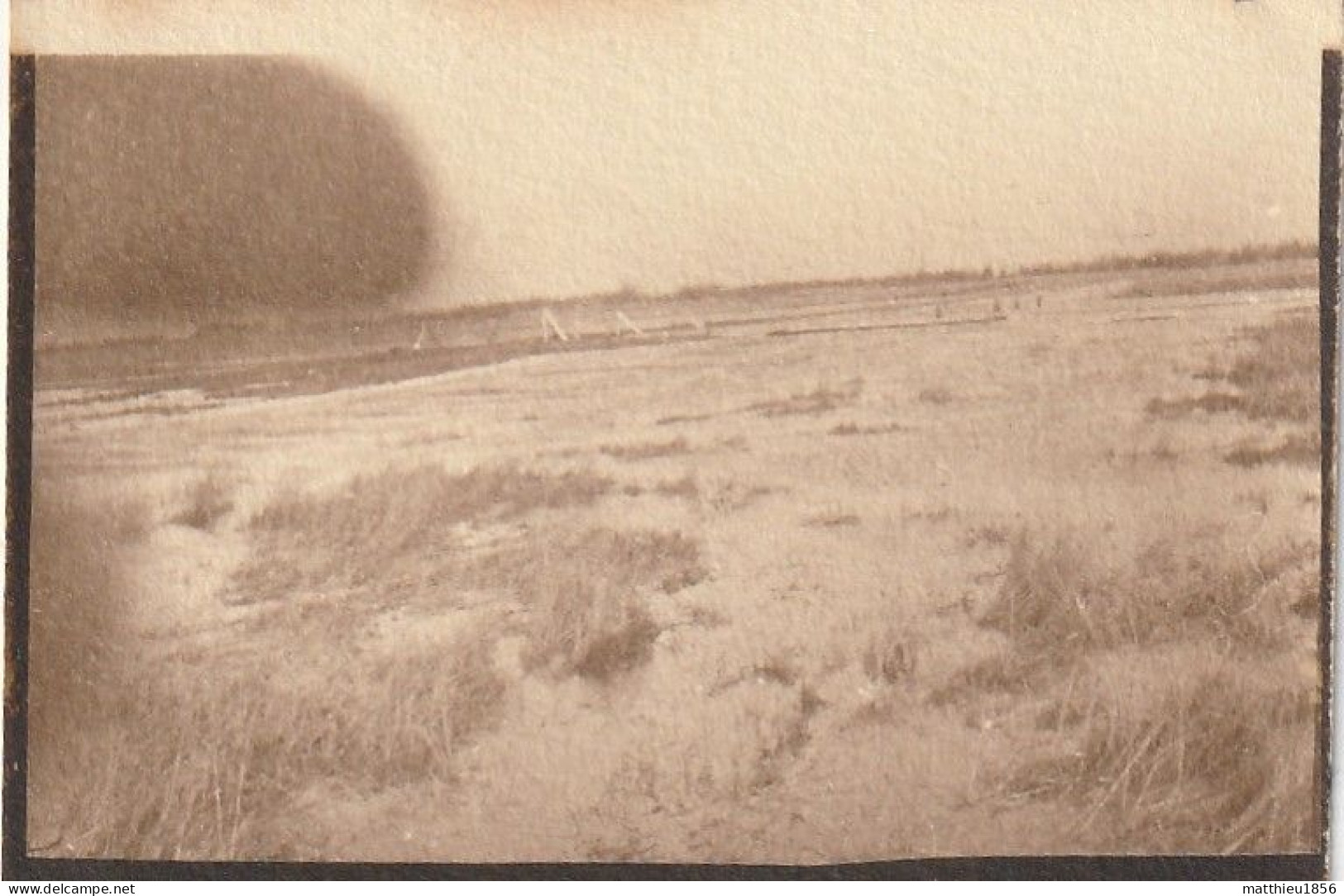 Photo 1914 OUDEKAPELLE (Diksmuide) - Bataille De L'Yser, Une Vue De L'inondation (A252, Ww1, Wk 1) - Diksmuide