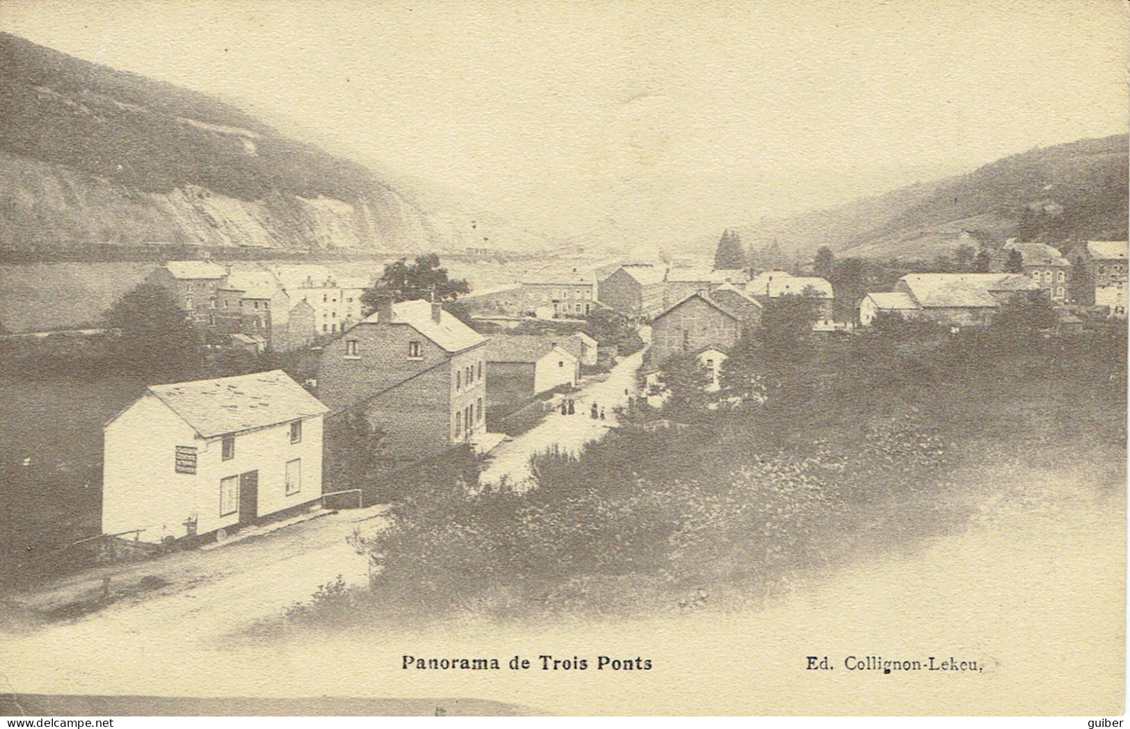 Trois Ponts Panorama Edit. Collignon Lekeu  1904 - Trois-Ponts