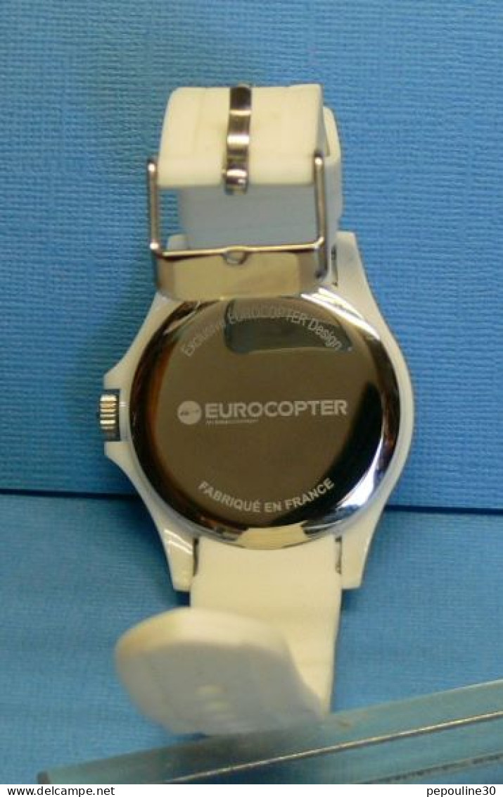  ** MONTRE EXCLUSIVE " EUROCOPTER " DESIGN AN EADS COMPANY / FABRIQUE EN FRANCE / EN FONCTIONNENEMT - (PILE NEUVE)