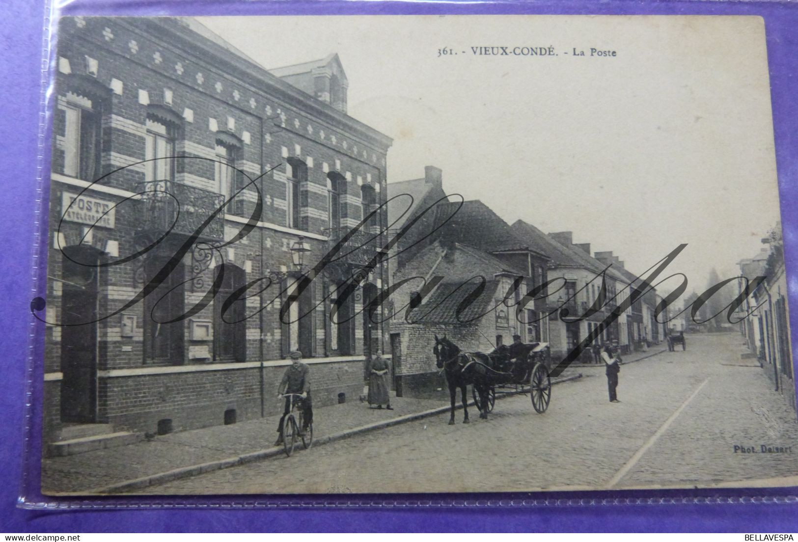 Vieux-Condé La Poste  1911 D59 - Conde Sur Escaut