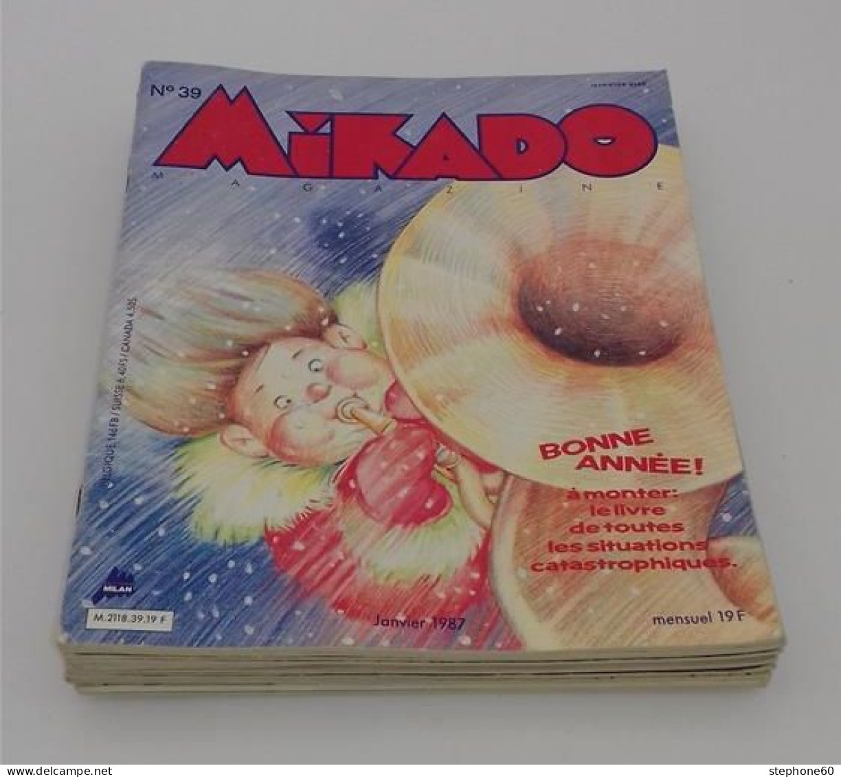 999 - (59) Lot De 11 MIKADO N°18, 21, 23, 39, 40, 41, 42, 43, 44, 45 Et 74 - Année 1985 Et 1987 - Lots De Plusieurs Livres