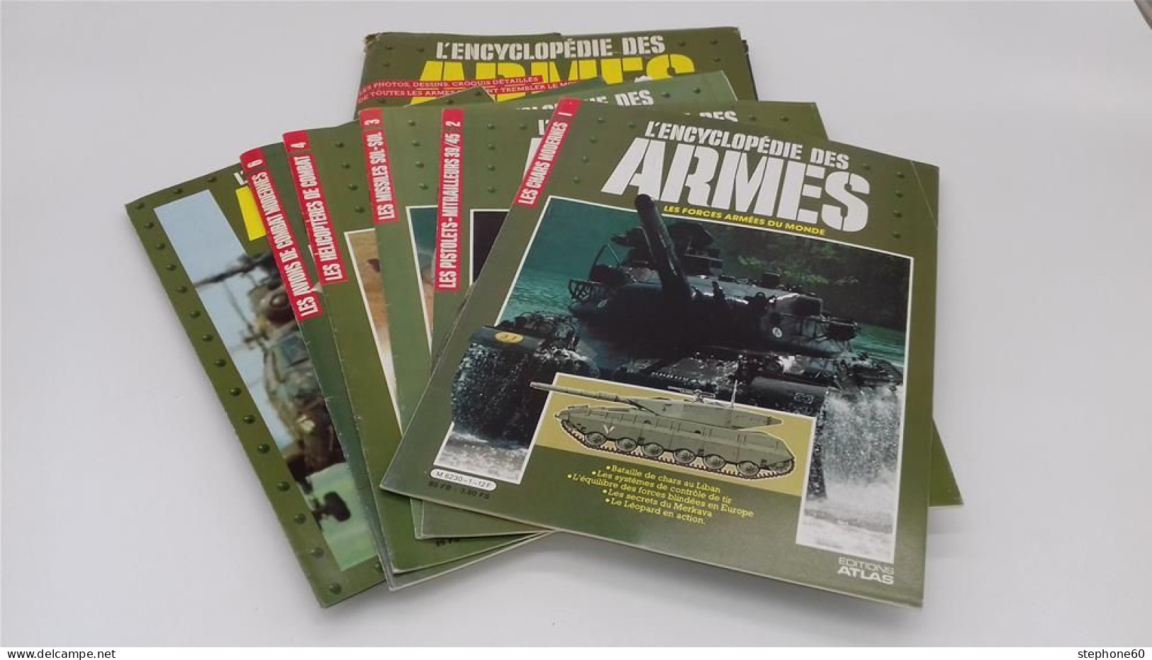 998 - (649) L'encyclopedie Des Armées - Lot De 5 Numéro + Poster - N° 1 2 3 4 Et 6 - Armi