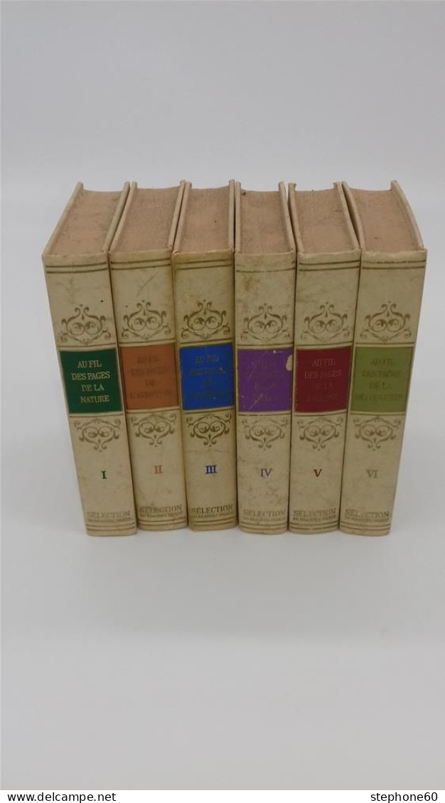 998 - (407) Lot De 6 Tomes - Au Fil Des Pages - Sélection Du Reader's Digest - Lots De Plusieurs Livres