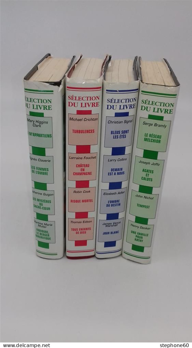 998 - (151) Lot De 4 Livre Selection Du Livre - Loten Van Boeken