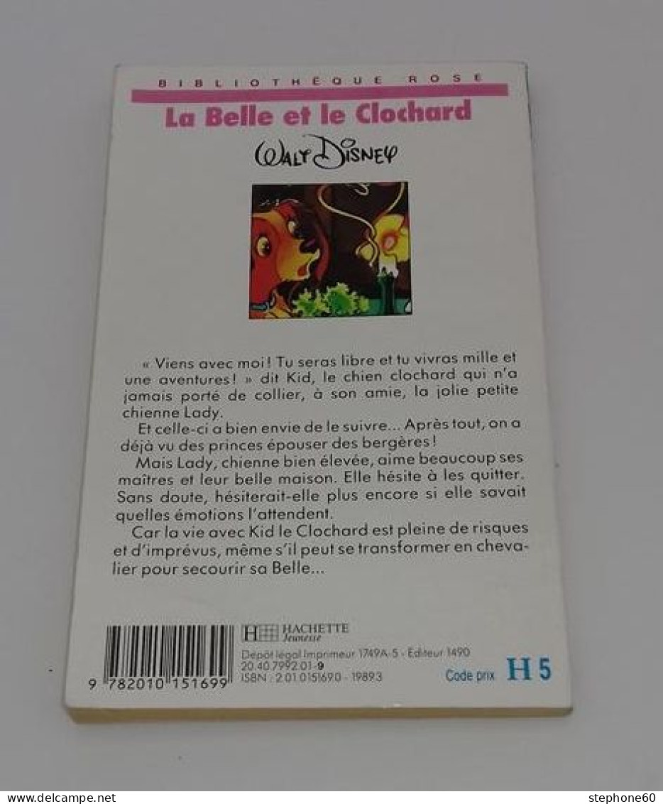 999 - (143) La Belle Et Le Clochard - Walt Disney - Bibliotheque Rose - Bibliothèque Rose