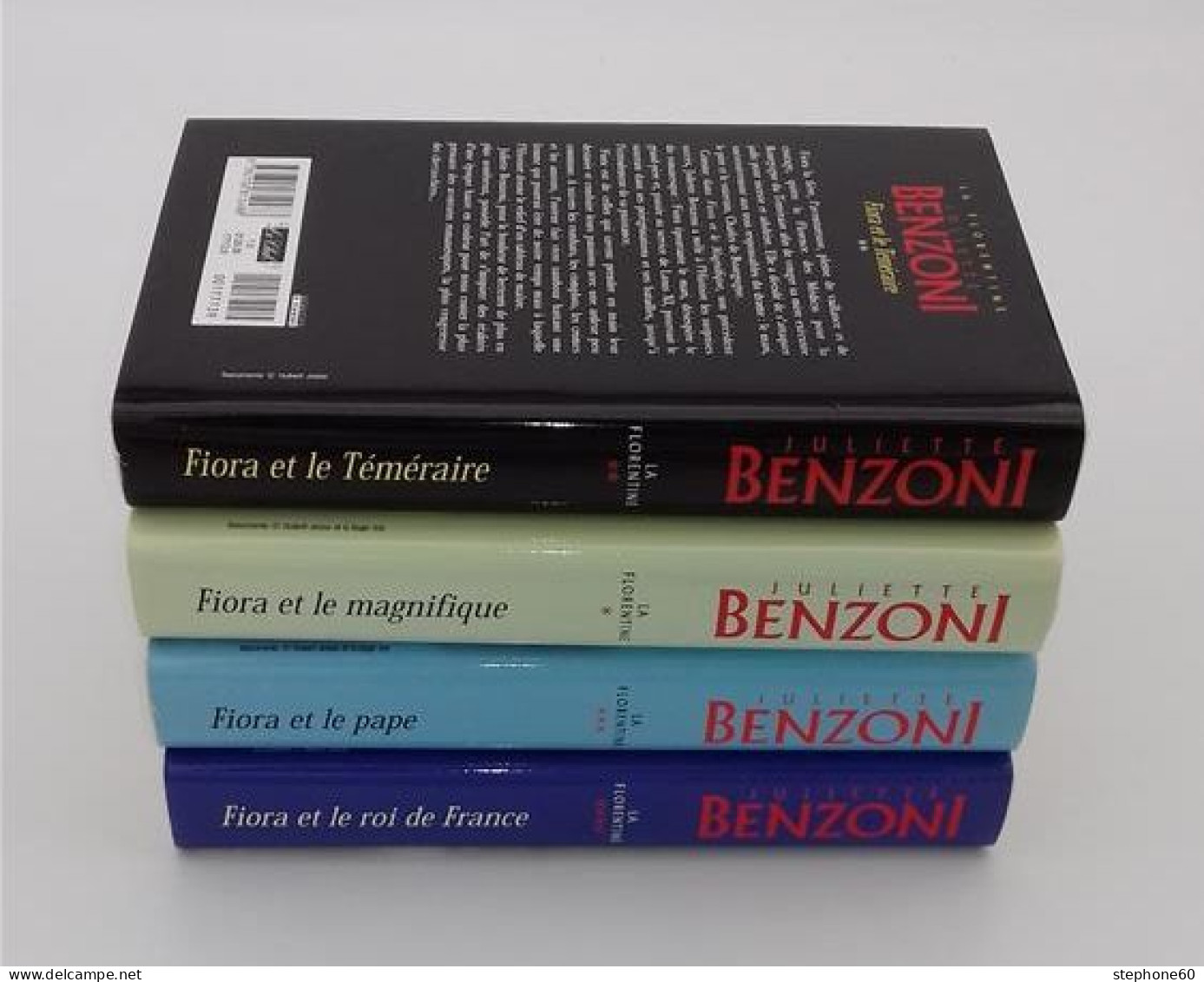 999 - (127) La Florentine - Juliette Benzoni - Lot De 4 Livres - Lots De Plusieurs Livres