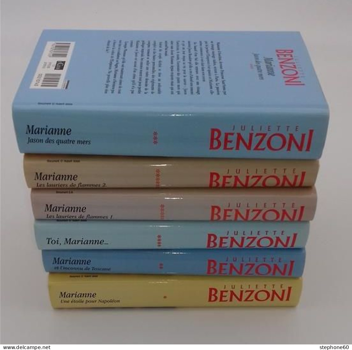 999 - (131) Marianne - Juliette Benzoni - Lot De 6 Livres - Lots De Plusieurs Livres